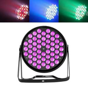 Luz LED/RGB Plana y Delgada de 54*1W, DMX512, Activación por Sonido, para DJ y Baile - Product Image 2