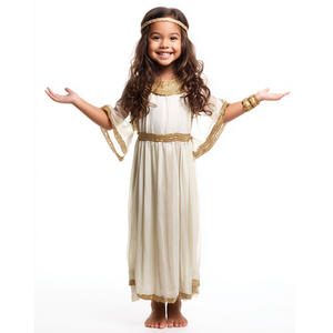 <span class=keywords><strong>Disfraz</strong></span> de Toga Griega Antigua para Niñas, <span class=keywords><strong>Disfraz</strong></span> de Diosa Atenea para Fiesta de Halloween - Product Image 1