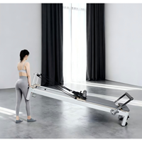 Máquina de Ejercicio Profesional de Pilates Reformer, Personalizada, de Alta Resistencia, con Resortes Alemanes, Ligera, de Aluminio, para Mujeres