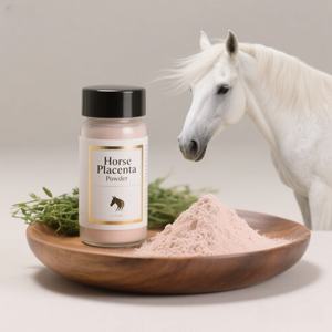 100% Zuiver Natuurlijk Paardenplacenta Extract Poeder Voedingsmiddelkwaliteit Kruidenextract Paardenplacenta Poeder - Product Image 3