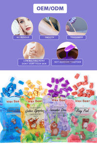 En stock 100g Nouveau design Cire dure brésilienne Waxbear en forme d'ours, cire naturelle pour épilation - Product Image 4