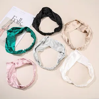 Chouchous en Soie 100% Soie Élastiques pour Femme - Style Tendance Toutes Saisons Utilisation Quotidienne et Extérieure