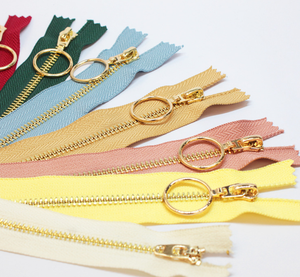 Cremallera #5 العتيقة النحاس فصل سترة سستة Y-الأسنان البريدي الثقيلة سحّابات معدنية للسترات الخياطة معاطف الحرف - Product Image 5