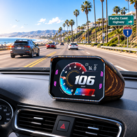 P30 Mini Combiner OBD2 HUD Compteur de vitesse et jauge Scanner Écran LCD 2,0 pouces Affichage de diagnostic automobile Lecteur de codes d'erreur du moteur Garantie 1 an