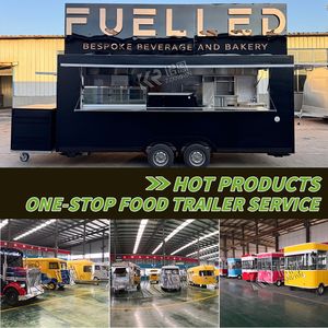 2025 Outside Food Trailer With Full Equipment Food Truck Hamburger Pizza Ice Cream Coffee Coffee Outdoor Mobile Food Truck - Product Image 2