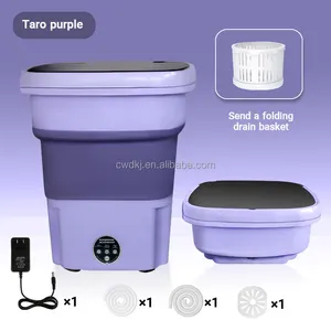 15L Aging Resistant 3 Operation Modes Portable Mini Washing Machine for Home for Rental Housing
