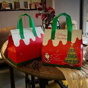 <b>Custom</b> Logo High Quality Recyclable Non-Woven Insulated Disposable Thermal Food Cooler Bag for Cake Salad Dessert Take Bags - Product Image 1