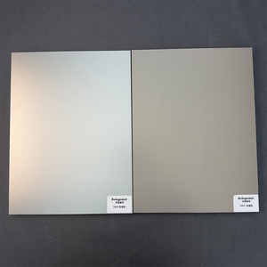 Panel de Pared de Melamina con Acabado Metálico Cepillado, <span class=keywords><strong>NAF</strong></span>, Cero Formaldehído, Núcleo de Pino, para Decoración Interior de Alta Gama, Disponible en Stock - Product Image 2