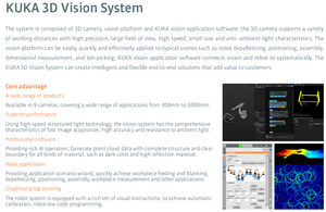 Système de vision 3D à lumière structurée haute vitesse <span class=keywords><strong>Kuka</strong></span> pour la manipulation et le tri des aliments, grande distance de travail, haute répétabilité, intégration - Product Image 4