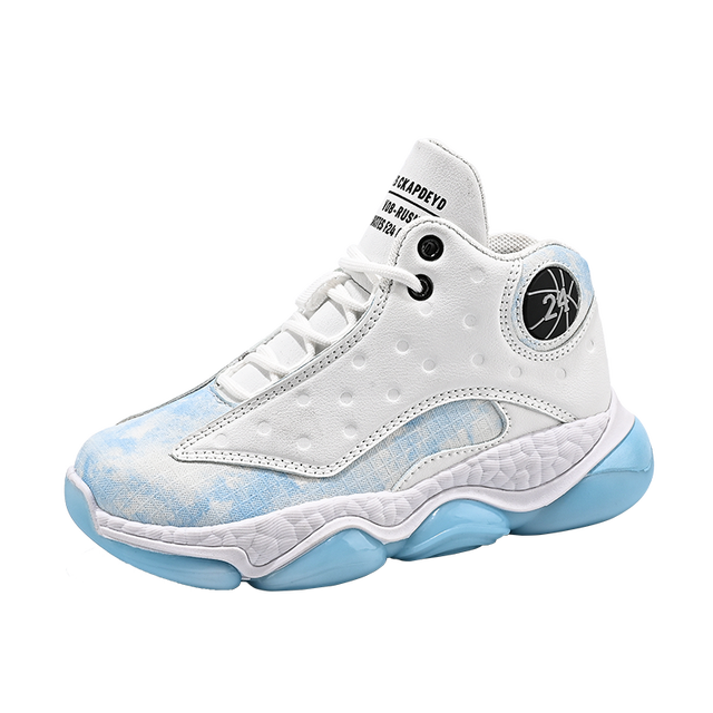 Practical Basketball Shoes High Top Breathable Children Casual Sneakers Kdi's Running Shoes
