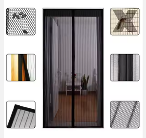 Thiết kế hiện đại muỗi cửa lưới dải màn hình nhà máy-cung cấp <span class=keywords><strong>Polyester</strong></span> lưới Rèm cho cửa màn hình - Product Image 4