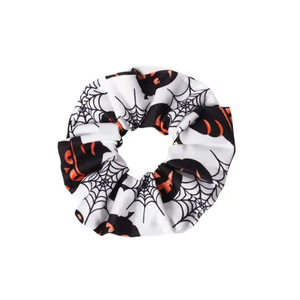 12 Pièces Chouchous pour Cheveux Halloween : Chouchous d'Automne à Motifs Citrouille Effrayante, Crâne, Fantôme, Chauve-souris, Étoile, Lune, Bonbon, Toile d'Araignée, Squelette - Product Image 4