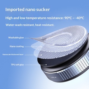 Vacuum Magnetic Phone Holder <strong>MagSafe</strong> Folding Washable Suction-Cup Live-Streaming Shooting Standard <strong>Car</strong> Windshield <strong>Mount</strong> - Product Image 4