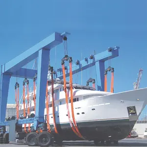Boot Lifing Gantry Kranen Gemonteerd Mini Machines 160T Apparatuur Zware 300 Ton Jacht Kraan Boot Reizen Lift