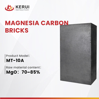 Brique de magnésie-carbone résistante aux chocs thermiques à haute température pour revêtement de four industriel