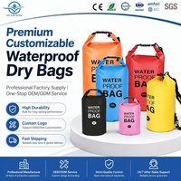 Sac étanche Yuanfeng en PVC 2L 5L 10L 15L 20L 30L pour la randonnée, le camping et le kayak