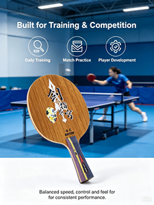 Pala de Tenis de Mesa Profesional de <span class=keywords><strong>7</strong></span> Capas de Fibra de Carbono ALC, Pala de <span class=keywords><strong>Ping</strong></span> <span class=keywords><strong>Pong</strong></span> Ofensiva, Admite Impresión de Logotipo Personalizado - Product Image 1