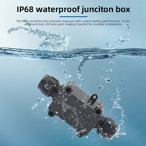 FSH711 petite boîte de jonction électrique enceinte souterraine extérieure Mini IP68 étanche <span class=keywords><strong>2</strong></span> voies boîte de jonction noire avec borne - Product Image 6