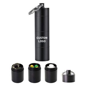 Boîte à pilules multifonction en métal à 3 compartiments, en alliage d'aluminium, organiseur de pilules hebdomadaire de poche, étui distributeur de pilules - Product Image 1