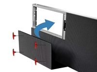 Уличный светодиодный экран P5.28 RGB HD с фиксированным креплением, IP65, простая установка, настенный рекламный дисплей для наружного применения