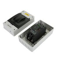 Disjoncteur MCCB DC OEM SHXC, ABS, étanche IP66, 1000V, 250A, boîte de distribution extérieure pour système solaire à énergie de batterie, ISO
