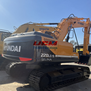 Pelle sur chenilles Hyundai R220LC-9TS d'occasion 90% Nouvelle boîte de vitesses à bas prix pour meilleur moteur-Composants essentiels inclus Puissance de 120kW 1,38 m³ - Product Image 2
