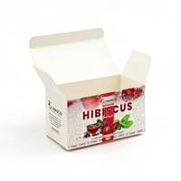 Cajas Plegables de Papel Kraft Reciclado para Empaque de Té, Laminado Mate, Regalos de Sushi, Logotipo Personalizado, Papas Fritas, Comida para Bebés