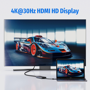 <span class=keywords><strong>2025</strong></span> tốt nhất bán phụ kiện máy tính USB C HUB 5 trong 1, nhỏ gọn Multiport Adapter với 4K HDMI, USB C Dongle cho MacBook Pro - Product Image 4