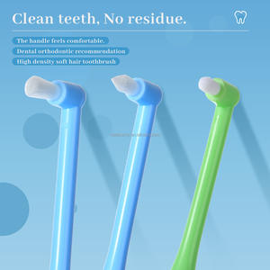 Brosse à dents pour soins bucco-dentaires Brosse à dents à touffe unique <span class=keywords><strong>ultra</strong></span> douce Brosse interdentaire orthodontique pour la maison - Product Image 2