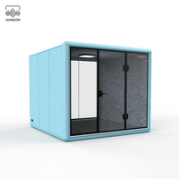 Cabine de bureau insonorisée acoustique pour réunions et appels téléphoniques, prix usine