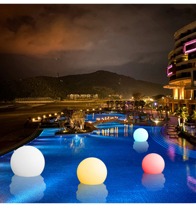Coolqing - Bola <span class=keywords><strong>de</strong></span> Playa LED Solar Recargable a Prueba <span class=keywords><strong>de</strong></span> Agua IP65, Luz Navideña con 16 Colores y Control Remoto - Product Image 3