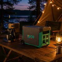 Generator Surya MECO 5.4kWh 5000W, Cadangan Daya Surya Rumah Tangga, Baterai LiFePO4 untuk Perlindungan saat Listrik Mati