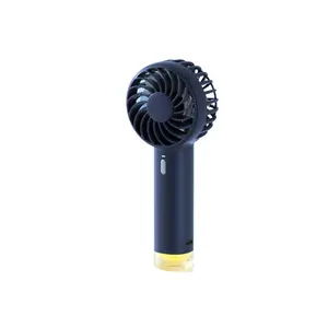 personalized with Led Light electric ventilador standing eyelash hand held charge handheld small fan mini rechargeable por