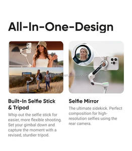 <span class=keywords><strong>Insta360</strong></span> <span class=keywords><strong>Flow</strong></span> 2 Pro / <span class=keywords><strong>Flow</strong></span> Pro Smartphone alimenté par l'IA avec suivi automatique du cardan, stabilisation 3 axes pour Android Iphone - Product Image 3