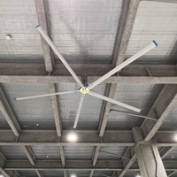 Ventilateur de plafond industriel grand format 24/20/16/14/12/10 pieds, moteur PMSM, ventilateurs HVLS pour usine, ferme, gymnase, entrepôt, terrain de pickleball, terrain de basketball