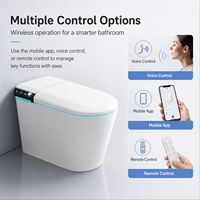 WC intelligent sur pied avec réservoir intégré et sécheur d'air, idéal pour les projets d'appartements – Approvisionnement direct usine