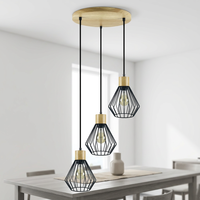 Lustre suspendu moderne de style nordique pour salon, maison de campagne et bureau
