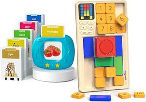 Flashcards pour tout-petits 1-<span class=keywords><strong>3</strong></span> 510 Word Talking Pocket Device avec fonctions audibles Éducation précoce et orthophonie Carte jouets - Product Image 4