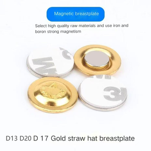 45x13mm từ tên tag tên huy hiệu 17mm 20mm vàng-tráng nametag nam châm chủ với neodymium mạnh mẽ nametag nam châm - Product Image 3