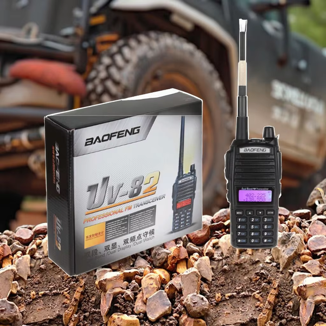 Baofeng UV-82 High-Power Analog Dual-Segment FM Wireless Handheld Two Way Radio for Civilian Self-Driving Tours Walkie-Talkie