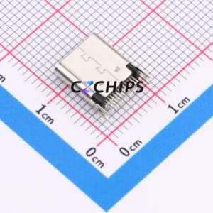 USB-307HG-B-SU USB Connector SMD Connector ( Connector Type: Type-C )( Gender: Female )( Mounting Type: Clamp Plate ) - Product Image 2