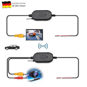 Máy Phát Và Thu <span class=keywords><strong>Video</strong></span> Màu Không Dây 2.4G Mới Cho <span class=keywords><strong>Camera</strong></span> Dự Phòng <span class=keywords><strong>Camera</strong></span> Trước Xe Hơi - Product Image 2