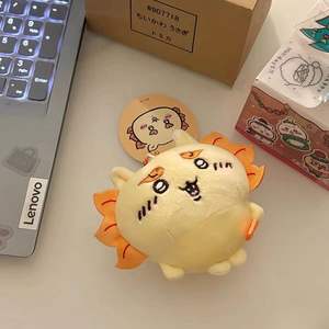 Ruunjoy ins heiße Chiikawa Plüschpuppen kawaii Anime Hachiware Usagi Momonga Kurimanju Tasche anhänger Geschenke Mini-Plüschtiere Schlüsselanhänger - Product Image 4