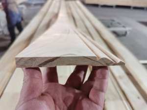 Houten Plint Flooing Trim Wit Geprimed Vinger Joint Pine - Product Image 3