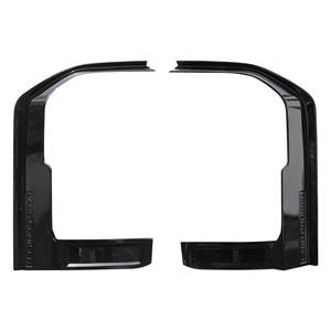 Cubierta de luz trasera, cubierta protectora de lámpara trasera, Exterior de coche negro mate para Toyota 2024 Lc250, accesorios, piezas de cubierta de carga Prado - Product Image 1