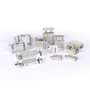 High Quality MGPM Three Shaft /Rod air Double Acting Linear Guide Cylinder - Product Image 3