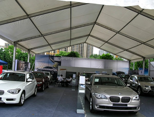 Tente d'exposition commerciale en aluminium à grande portée, logo personnalisé, imperméable, PVC 850g, chapiteau d'événement extérieur pour promotion - Product Image 5