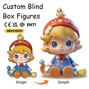 Promotion : Figurines d'<span class=keywords><strong>action</strong></span> en résine PVC de haute qualité, personnages de dessins animés et de films, sur mesure OEM, pour souvenir, décoration de bureau, boîte mystère - Product Image 1