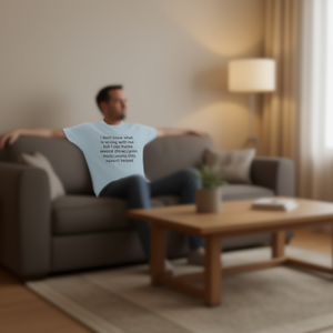 Divertente maglietta meme con sarcasmo sulle farmaci che non aiutano, azzurro chiaro, taglia unisex media - Product Image 2