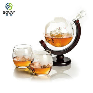 Juego de Regalo de Decantador de Whisky con Botella y 4 Vasos Transparentes para Hombre y Mujer, para Papá, Esposo, <span class=keywords><strong>Novio</strong></span> o Él - Product Image 3